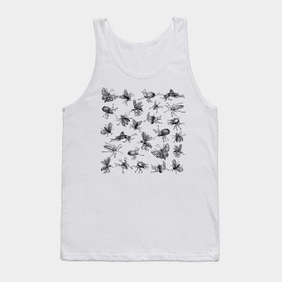 Black insects block Tank Top